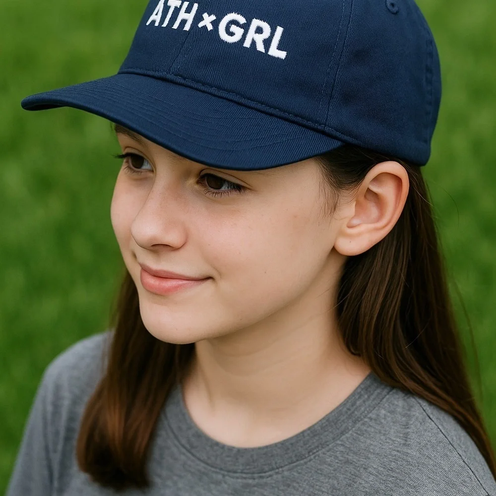 4/$30 Bundle 🌈Athleta ATH×GRL Navy Baseball Cap One Size Girls NWT